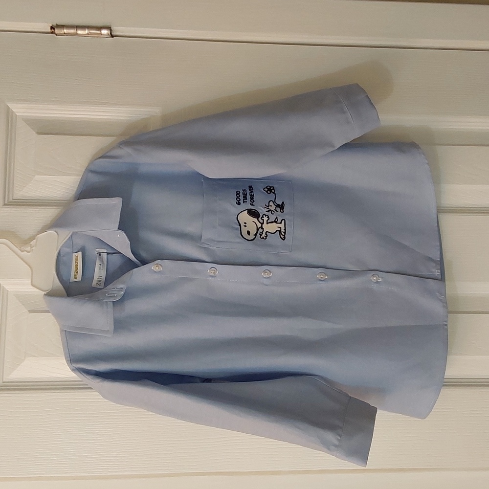 Zara Woodstock Peanuts child's shirt